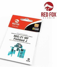  Red Fox Studio  1/32 Quick Set 3D Instrument Panel - MiG-21MF Fishbed J (TRP kit) RFSQS32016