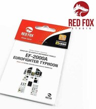  Red Fox Studio  1/32 Quick Set 3D Instrument Panel - EF-2000A Eurofighter Typhoon (TRP kit) RFSQS32018