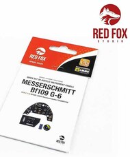  Red Fox Studio  1/32 Quick Set 3D Instrument Panel - Bf.109G-6 (TRP kit) RFSQS32020