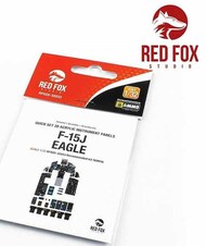  Red Fox Studio  1/32 Quick Set 3D Instrument Panel - F-15J Eagle (TAM kit) RFSQS32033