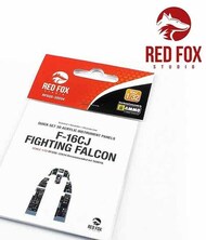 Red Fox Studio  1/32 Quick Set 3D Instrument Panel - F-16CJ Falcon (TAM kit) RFSQS32034