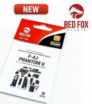  Red Fox Studio  1/32 Quick Set 3D Instrument Panel - F-4J Phantom II (TAM kit) RFSQS32036