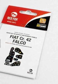  Red Fox Studio  1/32 Quick Set 3D Instrument Panel - CR.42 Falco (ICM kit) RFSQS32073