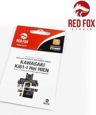  Red Fox Studio  1/32 Quick Set 3D Instrument Panel - Ki-61-I Hien (HAS kit) OUT OF STOCK IN US, HIGHER PRICED SOURCED IN EUROPE RFSQS32077