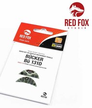  Red Fox Studio  1/32 Quick Set 3D Instrument Panel - Bucker Bu.131D (ICM kit) RFSQS32079