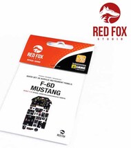  Red Fox Studio  1/32 Quick Set 3D Instrument Panel - F-6D Mustang (TAM kit) RFSQS32080