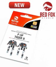  Red Fox Studio  1/32 Quick Set 3D Instrument Panel - F-5F Tiger II (KTH kit) RFSQS32083