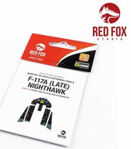  Red Fox Studio  1/32 Quick Set 3D Instrument Panel - F-117A Nighthawk Late (TRP kit) RFSQS32085