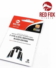  Red Fox Studio  1/32 Quick Set 3D Instrument Panel - F-117A Nighthawk Black Edition (TRP kit) RFSQS32087