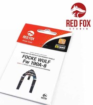  Red Fox Studio  1/32 Quick Set 3D Instrument Panel - Fw.190A-8 (HAS kit) RFSQS32094
