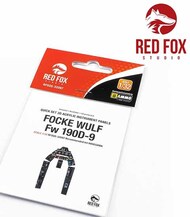  Red Fox Studio  1/32 Quick Set 3D Instrument Panel - Fw.190D-9 (HAS kit) RFSQS32097