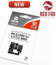 Red Fox Studio  1/35 Quick Set 3D  Instrument Panel - AH-6J MH-6J Little Bird (KTH kit) RFSQS35002
