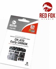  Red Fox Studio  1/35 Quick Set 3D  Instrument Panel - CH-47D Chinook Early (TRP kit) RFSQS35008