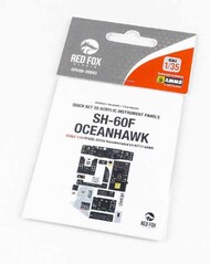 Quick Set Acrylic Instrument Panel - SH-60F Oceanhawk (ZIM kit) #RFSQS35043