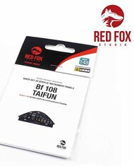  Red Fox Studio  1/48 Quick Set 3D Instrument Panel - Bf.108 Taifun (EDU kit) RFSQS48005