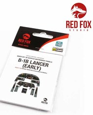  Red Fox Studio  1/48 Quick Set 3D Instrument Panel - B-1B Lancer Early (REV kit) RFSQS48009