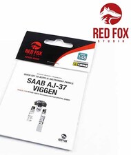  Red Fox Studio  1/48 Quick Set 3D Instrument Panel - AJ-37 Viggen (SPH kit) RFSQS48016
