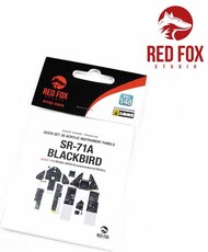  Red Fox Studio  1/48 Quick Set 3D Instrument Panel - SR-71A Blackbird (REV kit) RFSQS48020