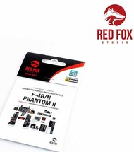  Red Fox Studio  1/48 Quick Set 3D Instrument Panel - F-4B F-4N Phantom II (ACA kit) OUT OF STOCK IN US, HIGHER PRICED SOURCED IN EUROPE RFSQS48021