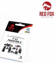  Red Fox Studio  1/48 Quick Set 3D Instrument Panel - F-4J Phantom II (ACA kit) OUT OF STOCK IN US, HIGHER PRICED SOURCED IN EUROPE RFSQS48038
