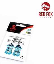  Red Fox Studio  1/48 Quick Set 3D Instrument Panel - Su-30SM Flanker (KTH kit) RFSQS48039