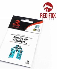  Red Fox Studio  1/48 Quick Set 3D Instrument Panel - MiG-21MF Fishbed J (EDU kit) RFSQS48042