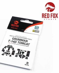  Red Fox Studio  1/48 Quick Set 3D  Instrument Panel - F-14D Tomcat (TAM kit) RFSQS48100