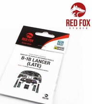  Red Fox Studio  1/48 Quick Set 3D  Instrument Panel - B-1B Lancer Late (REV kit) RFSQS48125