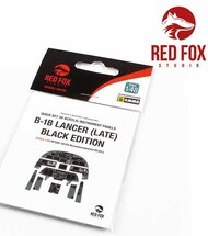  Red Fox Studio  1/48 Quick Set 3D  Instrument Panel - B-1B Lancer Late Black Edition (REV kit) OUT OF STOCK IN US, HIGHER PRICED SOURCED IN EUROPE RFSQS48126