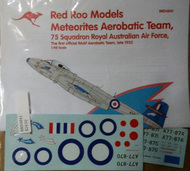  Red Roo Models  1/48 Meteorites Aerobatic Team, RAAF, M RRD4841