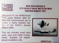  Red Roo Models  1/72 RAAF Meteor Mk 8 Enhancement Set RRR72124