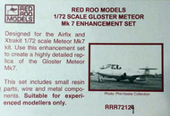  Red Roo Models  1/72 RAAF Meteor Mk 7 Enhancement Set RRR72129