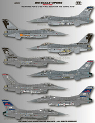  Reid Air Publications  1/32 Speed Hunter Graphics - F-16C Falcon 'Big Scale Vipers' Part 2 RAPSH32014