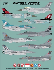  Reid Air Publications  1/48 F-16 Falcon 'Export Vipers' RAPSH48016