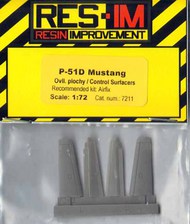  RES-IM  1/72 North-American P-51D Mustang - Control surfaces RESIM7211