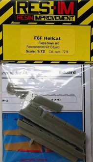  RES-IM  1/72 Grumman F6F Hellcat Flaps down set RESIM7214