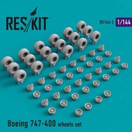  ResKit  1/144 Boeing 747-400 wheels set OUT OF STOCK IN US, HIGHER PRICED SOURCED IN EUROPE RS144-0002