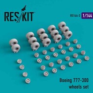  ResKit  1/144 Boeing 777-300 wheels set OUT OF STOCK IN US, HIGHER PRICED SOURCED IN EUROPE RS144-0003