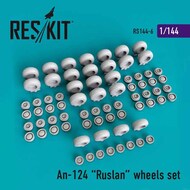  ResKit  1/144 Antonov An-124 Ruslan wheels set OUT OF STOCK IN US, HIGHER PRICED SOURCED IN EUROPE RS144-0006