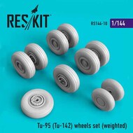 ResKit  1/144 Tupolev Tu-95 (Tu-142) wheels set (weighted) OUT OF STOCK IN US, HIGHER PRICED SOURCED IN EUROPE RS144-0010