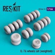  ResKit  1/144 Ilyushin Il-76 wheels set (weighted) OUT OF STOCK IN US, HIGHER PRICED SOURCED IN EUROPE RS144-0013