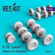  ResKit  1/144 Rockwell B-1B 'Lancer' wheels set (weighted) OUT OF STOCK IN US, HIGHER PRICED SOURCED IN EUROPE RS144-0020