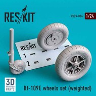  Reskit  1/24 Bf.109E Weighted Wheels Set RS24-0006