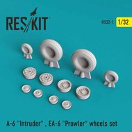  ResKit  1/32 Grumman A-6 Intruder/EA-6 Prowler wheels set* RS32-0001