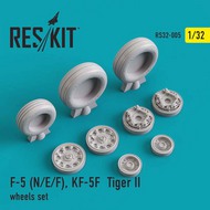  ResKit  1/32 Northrop F-5 (F-5N/F-5E/F-5F), KF-5F Tiger II wheels set RS32-0005