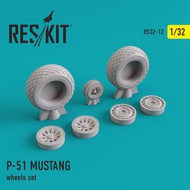  ResKit  1/32 North-American P-51D MUSTANG wheels set OUT OF STOCK IN US, HIGHER PRICED SOURCED IN EUROPE RS32-0012