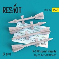  ResKit  1/32 R-27R Vympel Alamo Soviet Missile Set OUT OF STOCK IN US, HIGHER PRICED SOURCED IN EUROPE RS32-0015