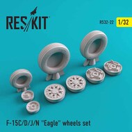  ResKit  1/32 McDonnell F-15C/ F-15D/ F-15J/ F-15N 'Eagle' wheels set RS32-0022