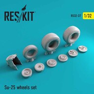 ResKit  1/32 Sukhoi Su-25 wheels set OUT OF STOCK IN US, HIGHER PRICED SOURCED IN EUROPE RS32-0037