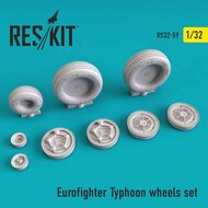 Eurofighter EF-2000A/EF-2000B Typhoon wheels set OUT OF STOCK IN US, HIGHER PRICED SOURCED IN EUROPE #RS32-0059